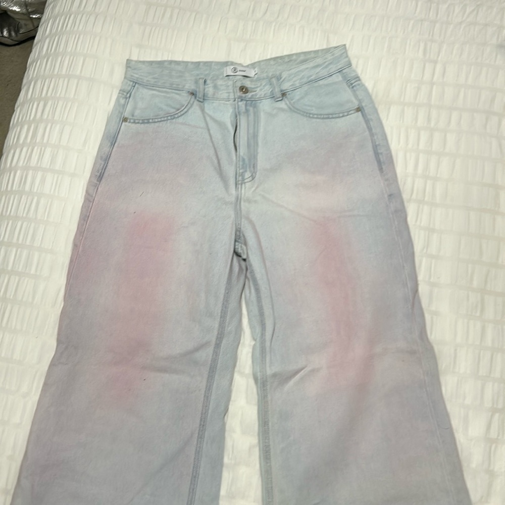Source Unknown Pink Washed Jeans - image 1
